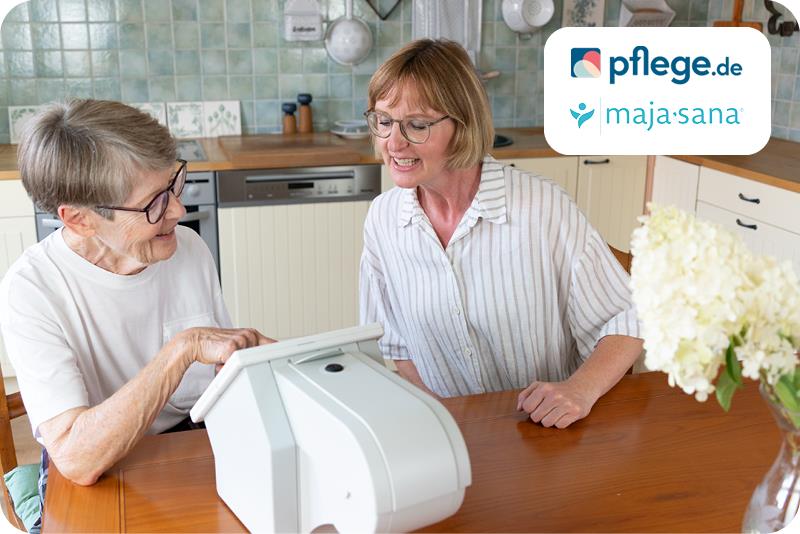 Anwenderin nutzt maja sana